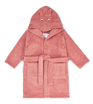 Liewood - Lily badekåbe - Hippo-dusty raspberry mix 